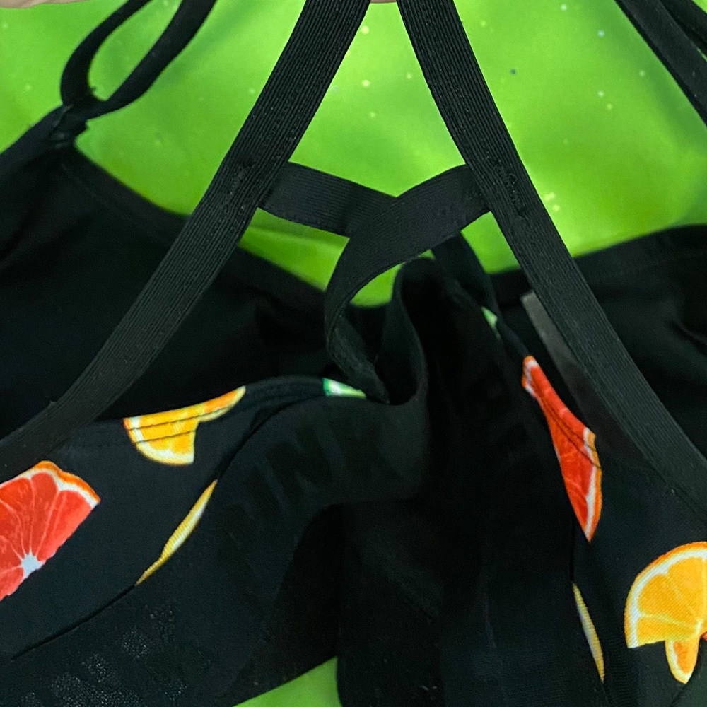 PINK Citrus Fruity Fun Sports Bra 🍊 - Picture 9 of 10